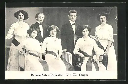 AK Damen-Salon-Orchester, Dir. W. Langer