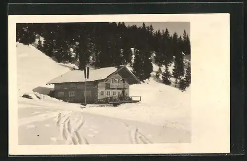 AK Waidring, Haus im Schnee