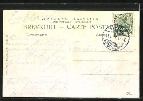 AK Skodsborg, Badehotel mit Steg