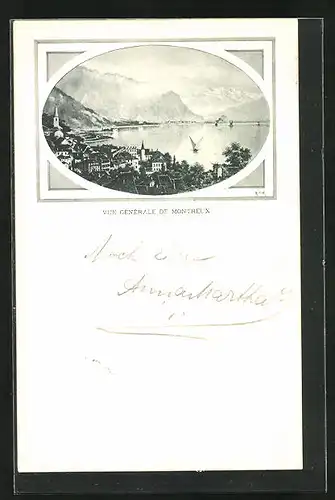 AK Montreux, Vue Generale