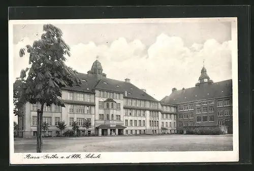AK Riesa-Gröba a. d. Elbe, Schule