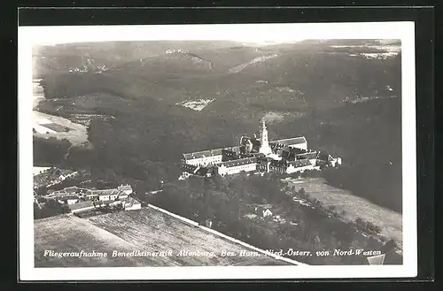 AK Altenburg, Benediktinerstift vom Flugzeug aus