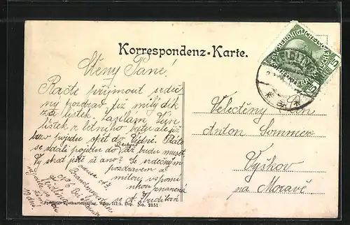AK Weidling, Gesamtansicht aus der Vogelschau