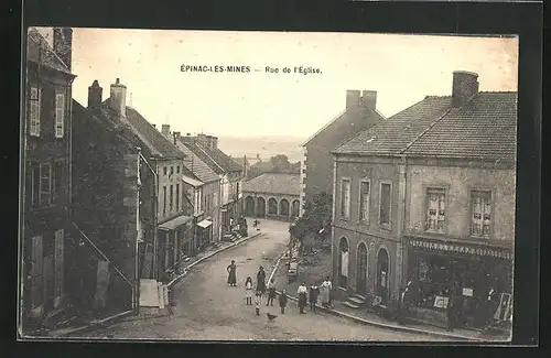 AK Èpinac-les-Mines, Rue de l`Èglise