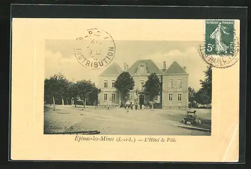 AK Epinac-les-Mines, L`Hotel de Ville