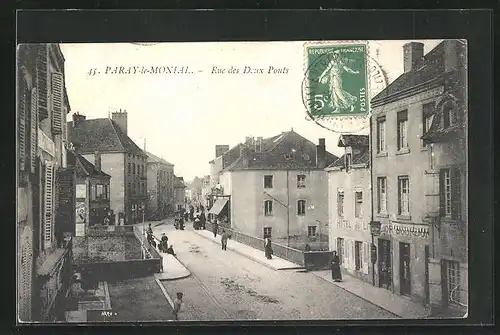 AK Paray-le-Monial, Rue des Deux Ponts