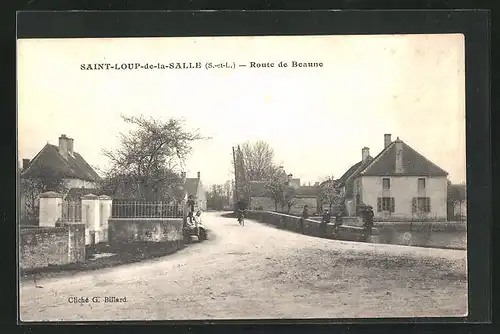 AK Saint-Loup-de-la-Salle, Route de Beaune