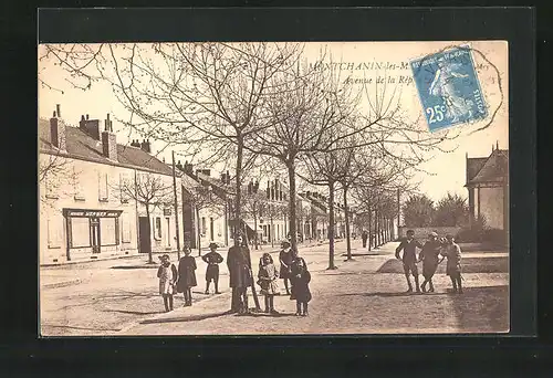 AK Montchanin-les-Mines, Avenue de la Rèpublique