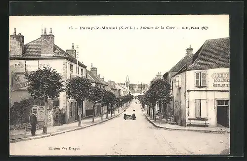 AK Paray-le-Monial, Avenue de la Gare