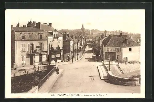 AK Paray-le-Monial, Avenue de la Gare