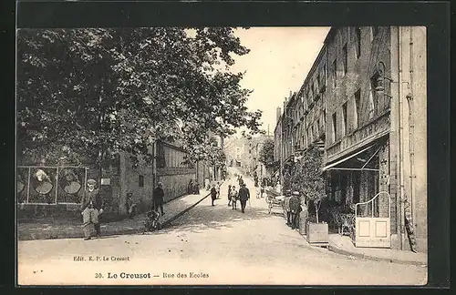 AK La Cuiche, Rue des Ecoles