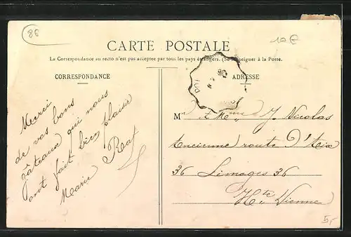 AK Montmorillon, Vue panoramique sur le Pont Neuf