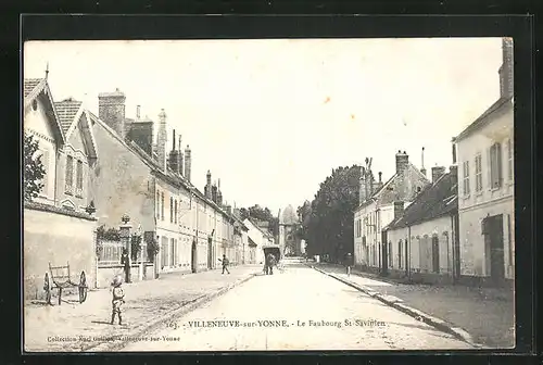 AK Villeneuve-sur-Yonne, Le Faubourg St-Savinien