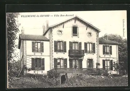AK Villeneuve-la-Guyard, Villa Bon-Acceuil