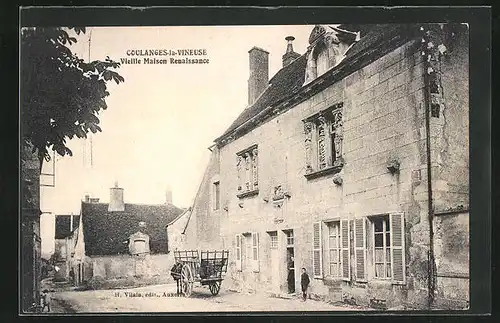 AK Coulanges-la-Vineuse, Vieille Maison Renaissance