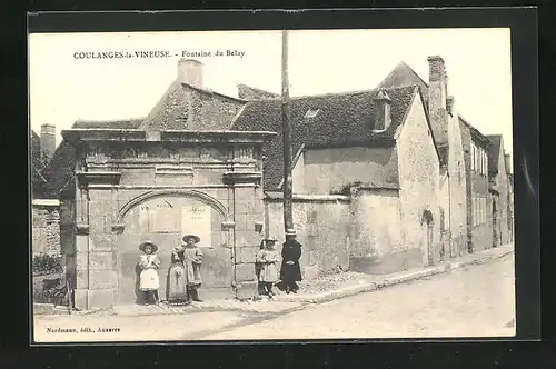 AK Coulanges-la-Vineuse, Fontaine du Belay