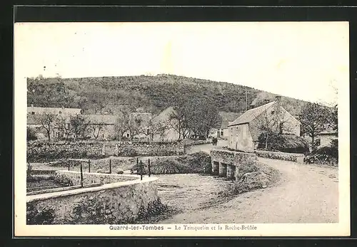 AK Quarrè-les-Tombes, Le Trinquelin et la Roche-Brulèe