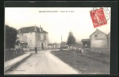 AK Sennevoy-le-Bas, Sortie de la Gare