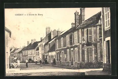 AK Chèroy, L`Entrèe du Bourg