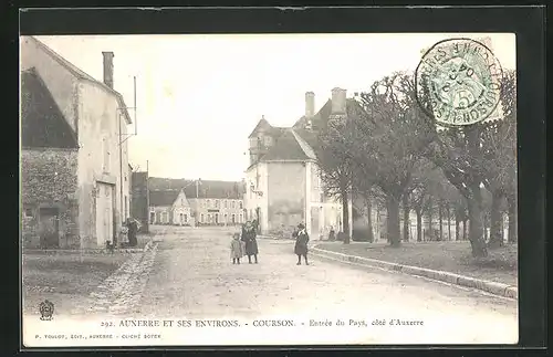 AK Courson, Entrèe du Pays, cotè d`Auxerre