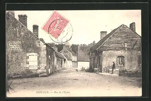 AK Sepeaux, Rue de l`Èglise