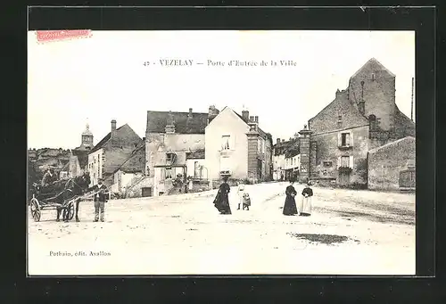 AK Vezelay, Porte d`Entrèe de la Ville