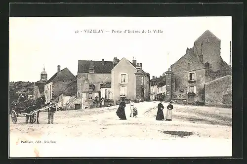 AK Vezelay, Porte d`Entrèe de la Ville