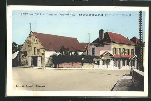 AK Pont-sur-Yonne, L`Hotel des Voyageurs