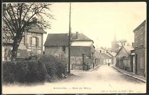 AK Andeville, Rue de Méru