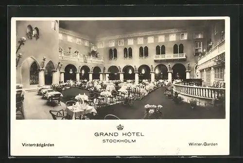 AK Stockholm, Grand Hotel, Vinterträdgarden