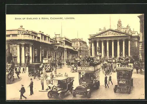 AK London, Bank of England and Royal Exchange