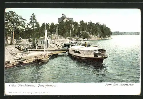 AK Stockholm, Fran Stockholms Omgifningar, Parti fran Saltsjöbaden