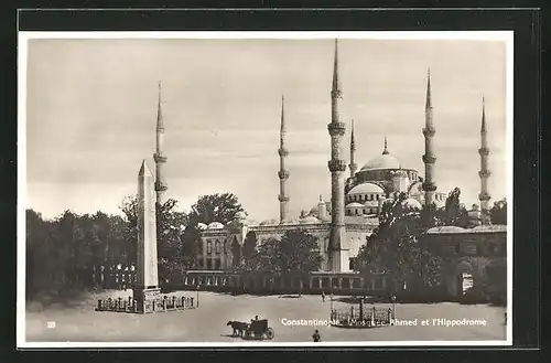 AK Constantinople, Mosquée Ahmed et l`Hippodrome