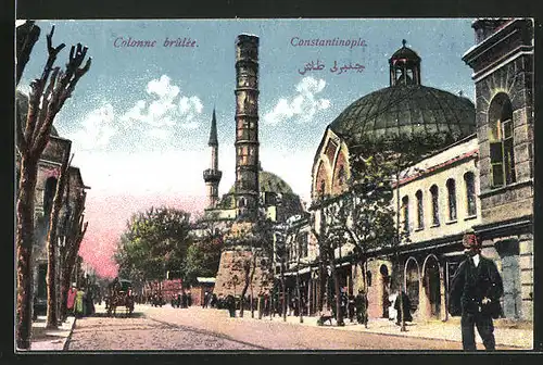 AK Constantinople, Colonne brulée
