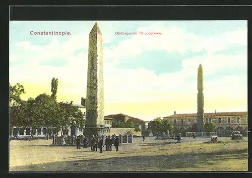 AK Constantinople, Obélisque de l`Hippodrome