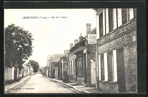 AK Serbonnes, Rue des Preaux