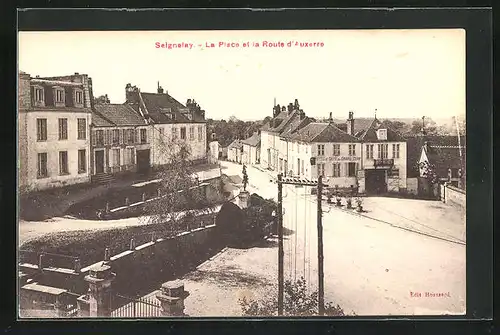 AK Seignelay, La Place et la Route d`Auxerre