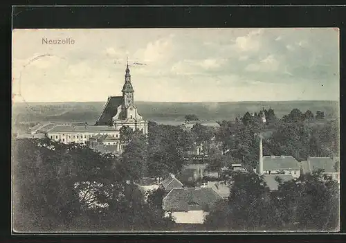 AK Neuzelle, Blick zur Kirche