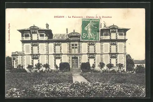 AK Digoin, La Faiencerie, Chateau de la Direction, Facade