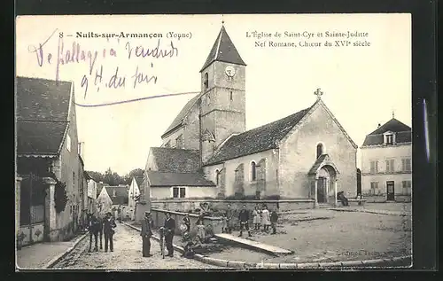 AK Nuits-sur-Armancon, L`Eglise de Saint-Cyr et Sainte-Juditte