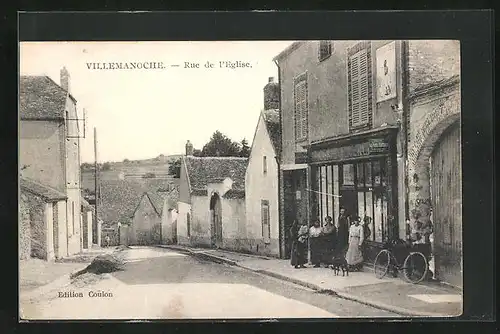 AK Villemanoche, Rue de l`Eglise