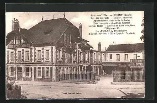 AK Joigny, Modern`Hotel, Aussenansicht