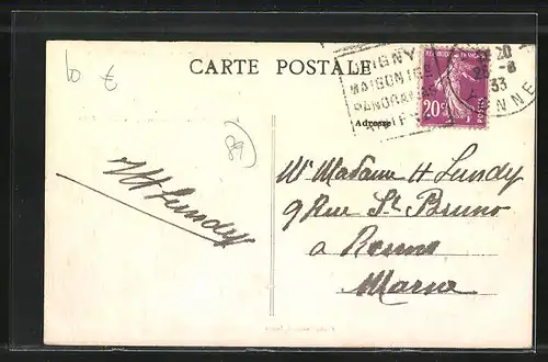 AK Joigny, Modern`Hotel, Aussenansicht