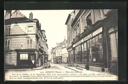 AK Joigny, Place des Innocents, Magasin Charles Roville