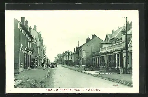 AK Migennes, Rue de Paris