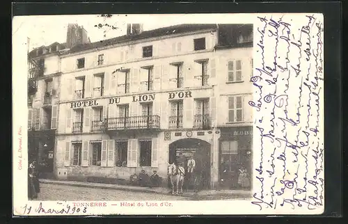 AK Tonnerre, Hotel du Lion d`Or, Facade