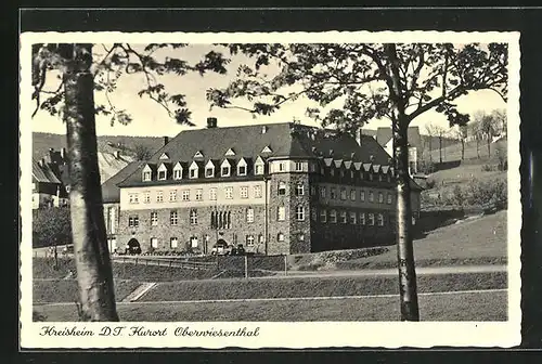 AK Kurort Oberwiesenthal, Blick zum Kreisheim D.T.