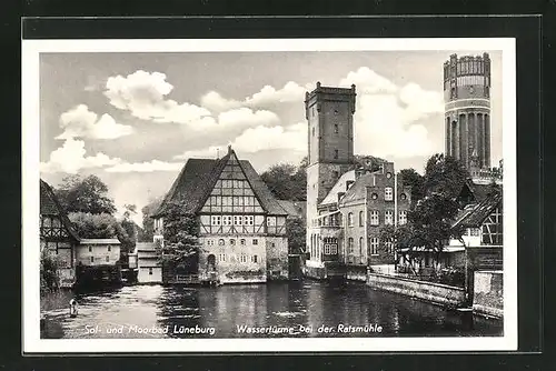 AK Lüneburg, Wassertürme bei der Ratsmühle