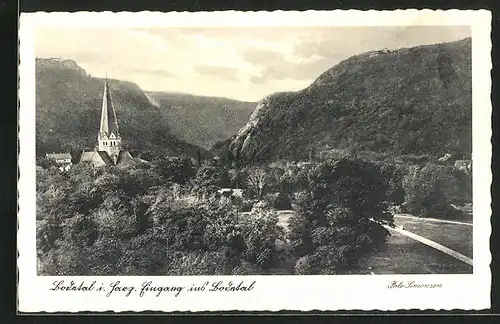 AK Thale, Eingang ins Bodetal im Harz