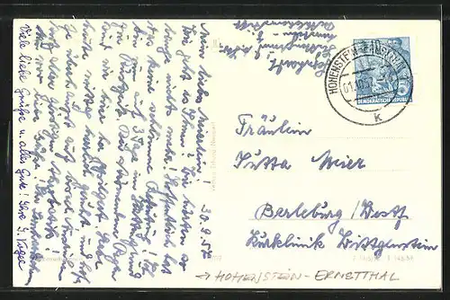 AK Hohenstein-Ernstthal, Blick zum Bethlehemstift